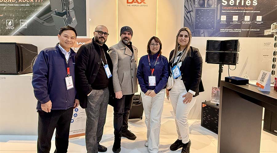 LAX亮相ISE 2025，共創聲光視訊新未來！